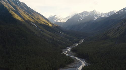 有关天性, 山, 山谷的免费素材视频