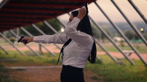 有关女人, 户外, 拍照片的免费素材视频