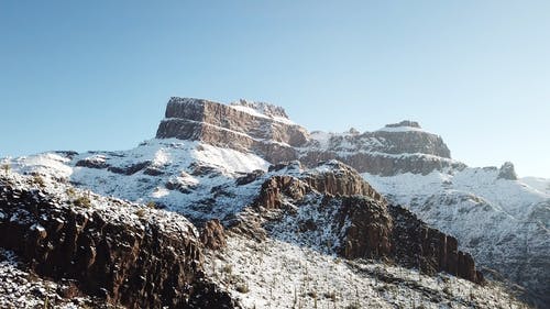 落基山脉上的雪渣 · 免费素材视频