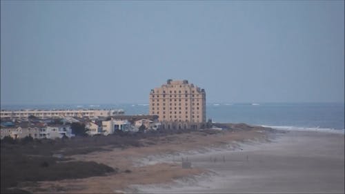 有关岸边, 广角拍摄, 建筑的免费素材视频