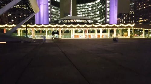 有关加拿大, 城市, 城市的灯光的免费素材视频