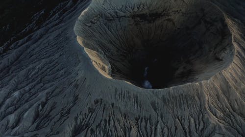 有关从上面, 火山, 火山口的免费素材视频