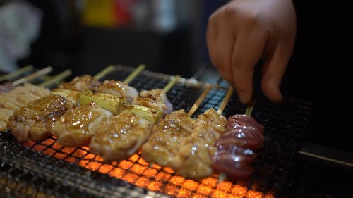 有关串烧, 串烧, 日本料理的免费素材视频