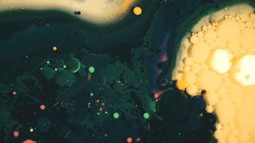 有关图案, 涂料, 墨水在水中的免费素材视频
