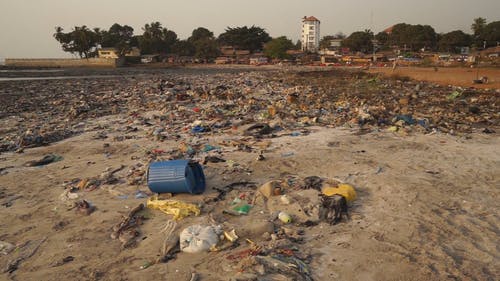 有关受污染的海滩, 塑胶, 尘土的免费素材视频