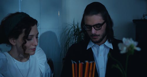 有关hanukkiah, 一对, 一起的免费素材视频
