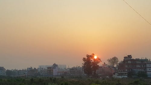 有关加德满都的日出, 建筑, 户外的免费素材视频