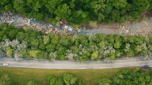 有关俯视图, 公路旅行, 岩石的免费素材视频