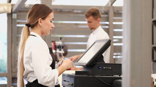 有关人, 雇员, 出纳员的免费素材视频