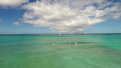 有关划桨, 夏威夷, 威基基的免费素材视频
