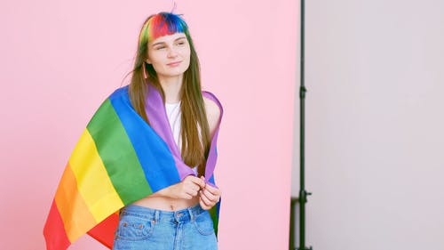 有关LGBTQ, lgbt标志, 发色的免费素材视频