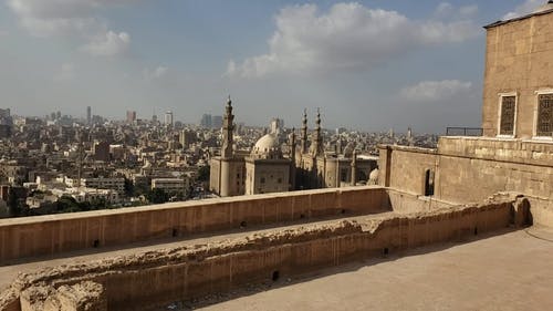 有关从阳台上看, 埃及, 城市景观的免费素材视频