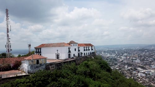 有关卡塔赫纳, 哥伦比亚, 从上面的免费素材视频