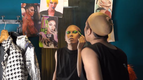 有关人, 化妆, 反映的免费素材视频