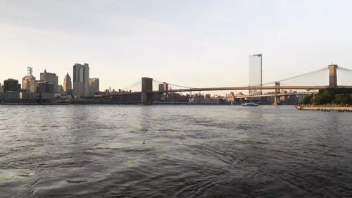 有关city_skyline, 吊桥, 地标的免费素材视频