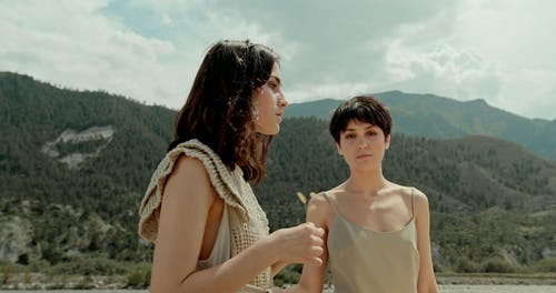 有关一对, 人脸, 女同性恋的免费素材视频