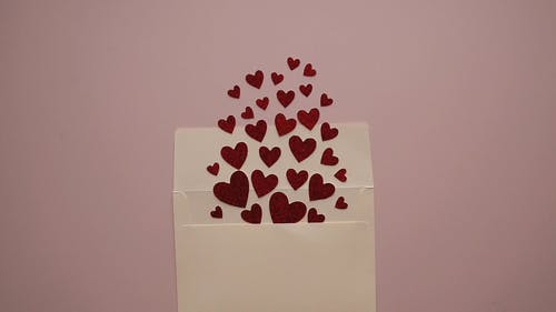 有关Flatlay, 信封, 心形的免费素材视频