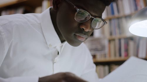 有关人, 图书馆, 专注的免费素材视频