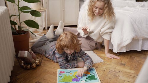 有关＃室内, 一起, 儿子的免费素材视频