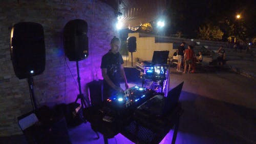 有关DJ, 在晚上, 性能的免费素材视频