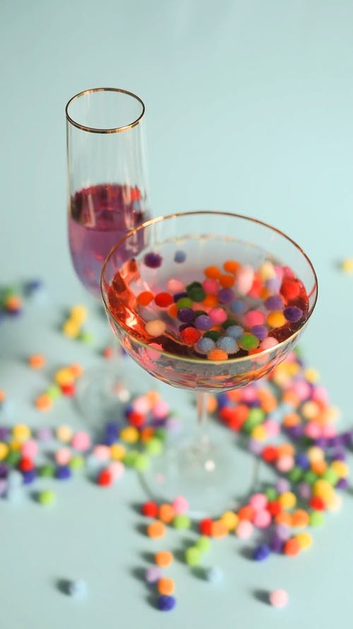 有关五彩纸屑, 创作的, 垂直视频的免费素材视频