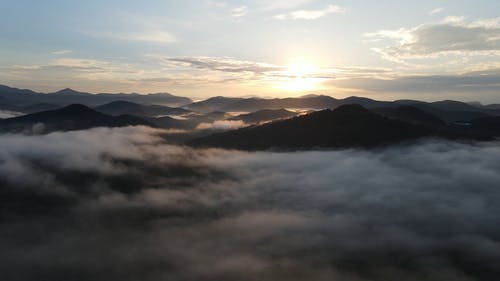 有关天性, 天空, 山的免费素材视频