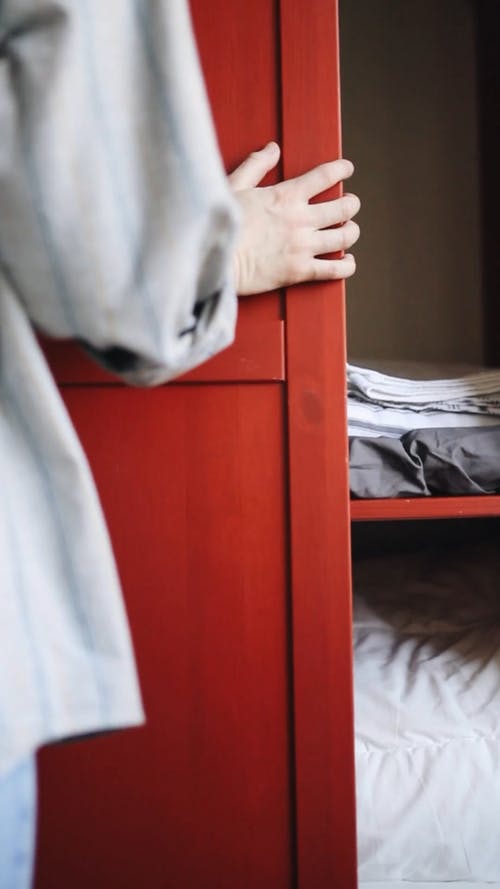 有关＃室内, 垂直视频, 床单的免费素材视频