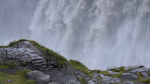 有关dettifoss瀑布, フォルサダアグア, 倾盆大雨的免费素材视频