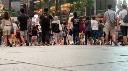 有关人群, 人行道, 商店的免费素材视频