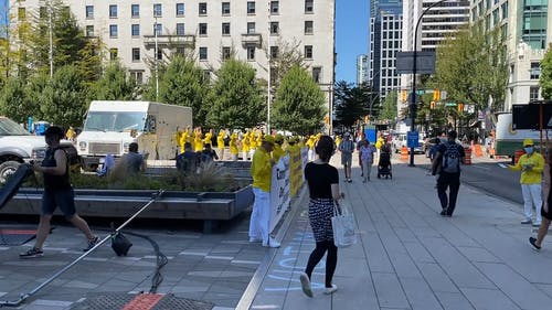 有关一组工作人员, 交通, 人行道的免费素材视频