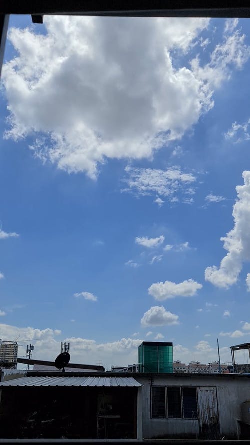 有关垂直视频, 多云的天空, 天空的免费素材视频