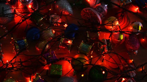 有关圣诞季节, 耶誔球饰品, 圣诞的免费素材视频