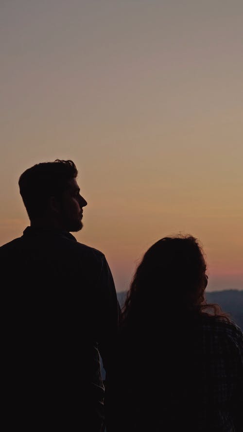 有关一对, 人, 剪影的免费素材视频