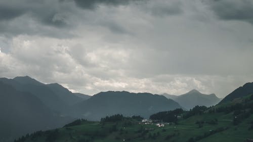有关天性, 山, 延时摄影的免费素材视频