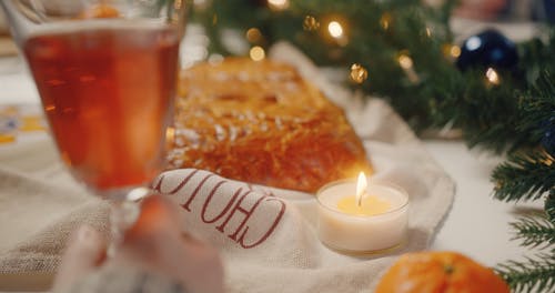 有关传统食物, 可口, 圣诞气氛的免费素材视频