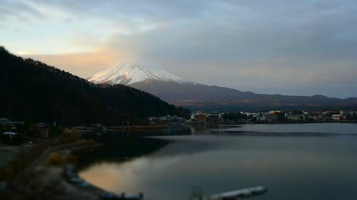 有关多云的天空, 天性, 富士山的免费素材视频