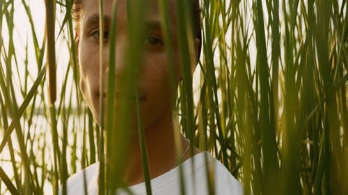 有关帽子, 特写, 白衬衫的免费素材视频