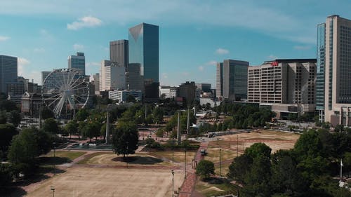 有关亚特兰大, 城市, 天空的免费素材视频