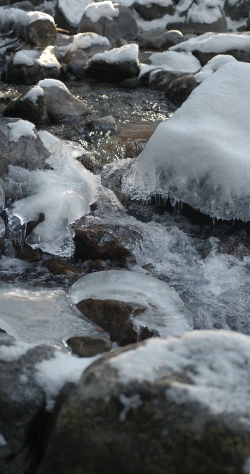 有关下雪的天气, 冬季, 冰的免费素材视频