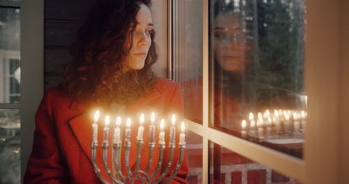 有关hanukkiah, 传统, 宗教的免费素材视频