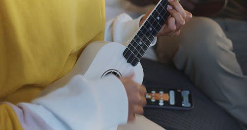 有关一起, 吉他弦, 四弦琴的免费素材视频