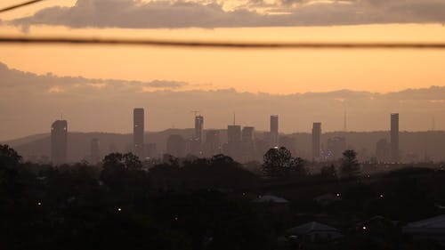 有关剪影, 城市, 天空的免费素材视频