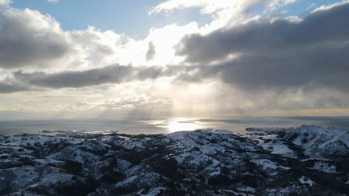 有关下雪的, 丘陵, 冬季的免费素材视频