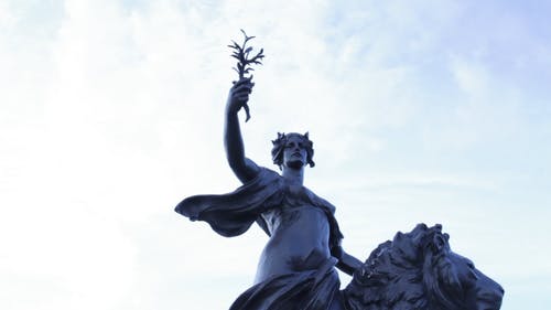 有关不朽的雕塑, 伦敦市中心, 低角度拍摄的免费素材视频