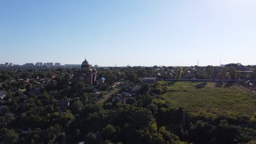 有关交通系统, 从上面查看, 住宅的免费素材视频