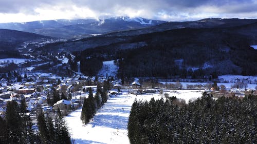 有关冬季, 天空, 山的免费素材视频