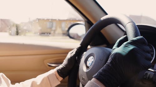 有关手, 手套, 方向盘的免费素材视频