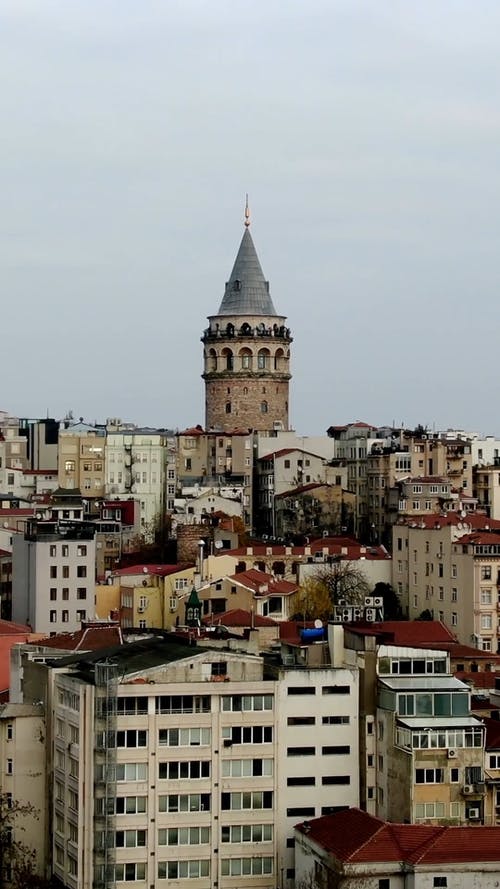 有关伊斯坦堡, 加拉塔塔, 土耳其的免费素材视频