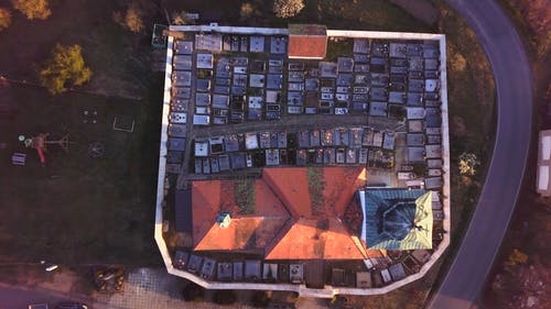 有关俯视图, 墓, 墓园的免费素材视频