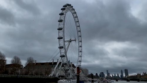 有关伦敦, 伦敦眼, 地标的免费素材视频